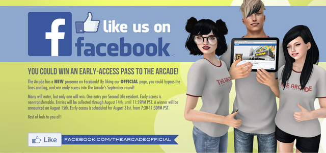 Win Early Access to The Arcade September 2014!