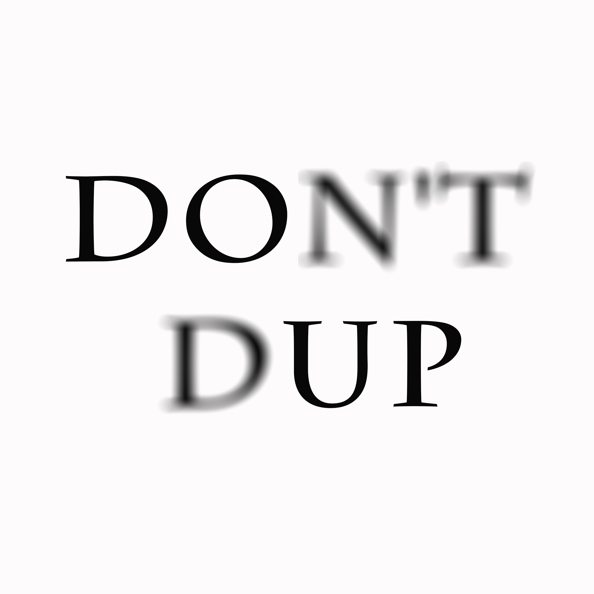 Don't Dup